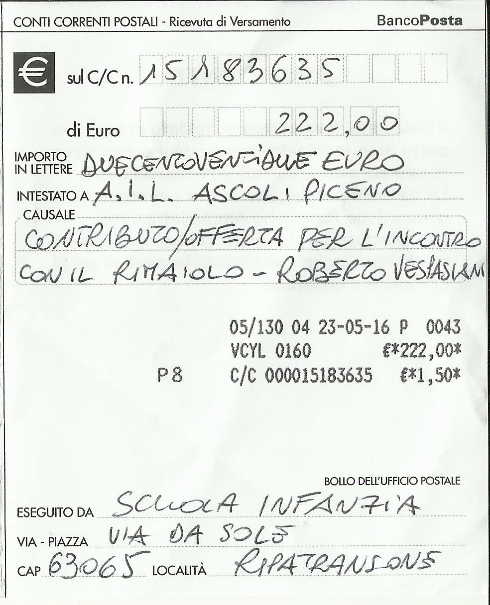 Offerta AIL Ripatransone